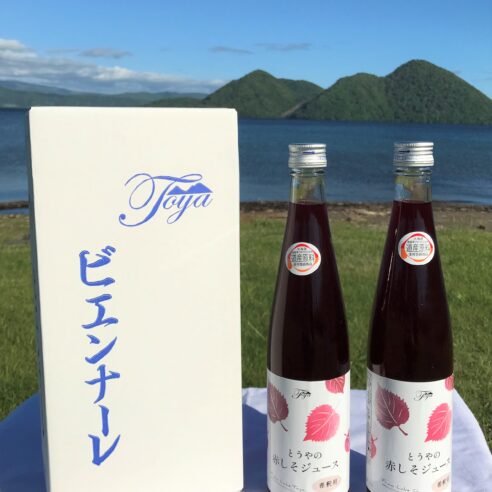 【北海道洞爺湖】とうやの赤しそジュース　２本入り【紫蘇】